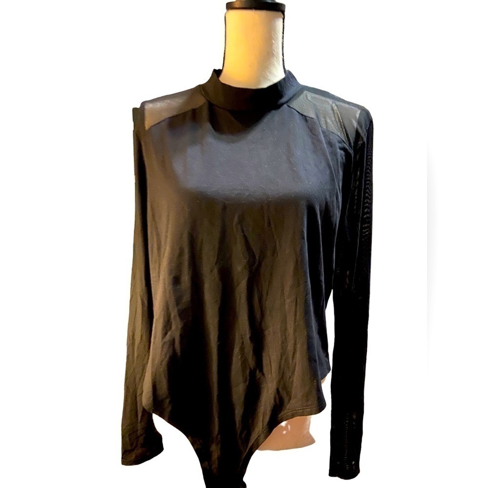 𝅺nwt ASOS-Alice and You  mesh sleeve bodysuit.